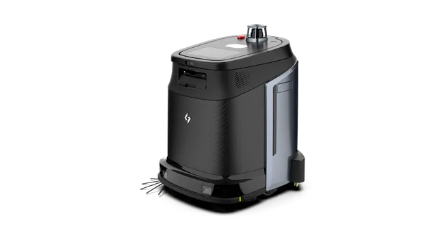 Robô de limpeza compacto Gausium Phantas, que lava, aspira e varre