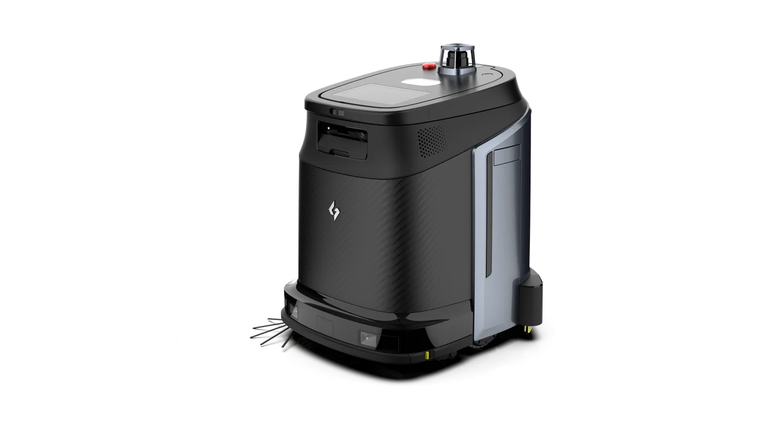 Robô de limpeza compacto Gausium Phantas, que lava, aspira e varre