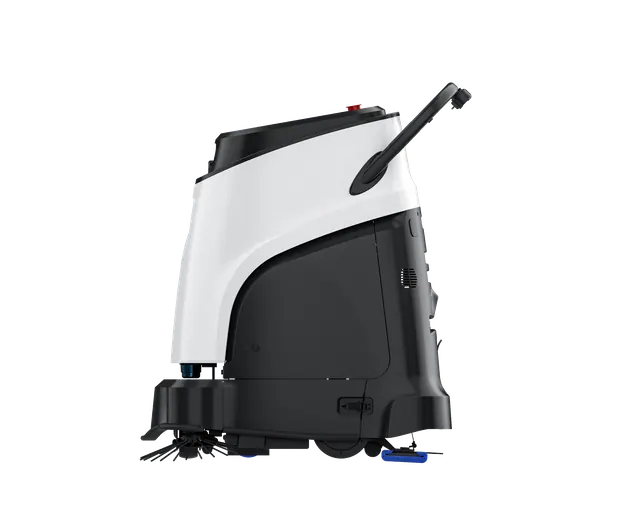 Aspirador robô comercial Gausium Vacuum 40 com filtro HEPA, imagem oficial de estúdio 4
