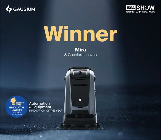 Gausium Mira recebe o prêmio Inovação do Ano na ISSA Show North America 2025