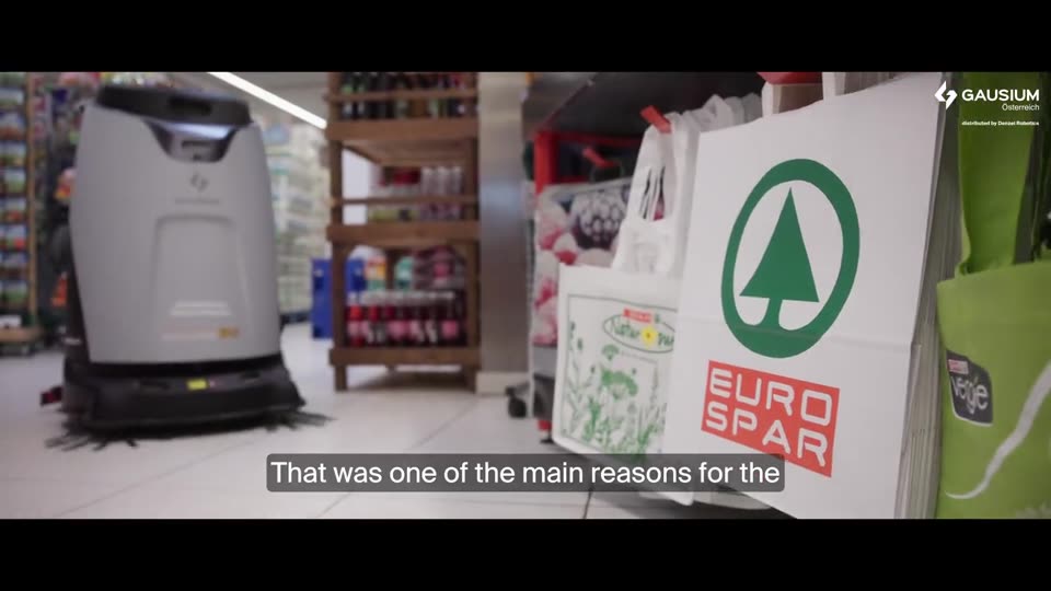Scrubber 50 em supermercado